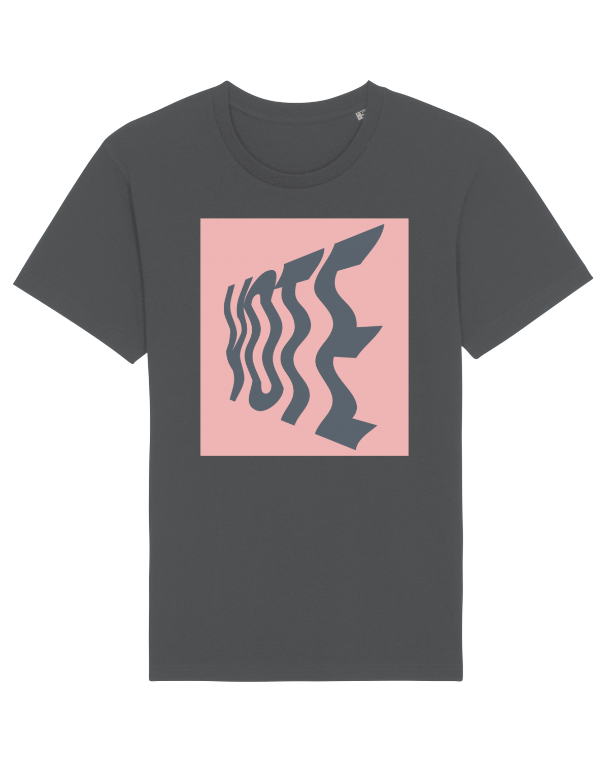 Tricou mânecă scurtă Unisex Rocker Anthracite