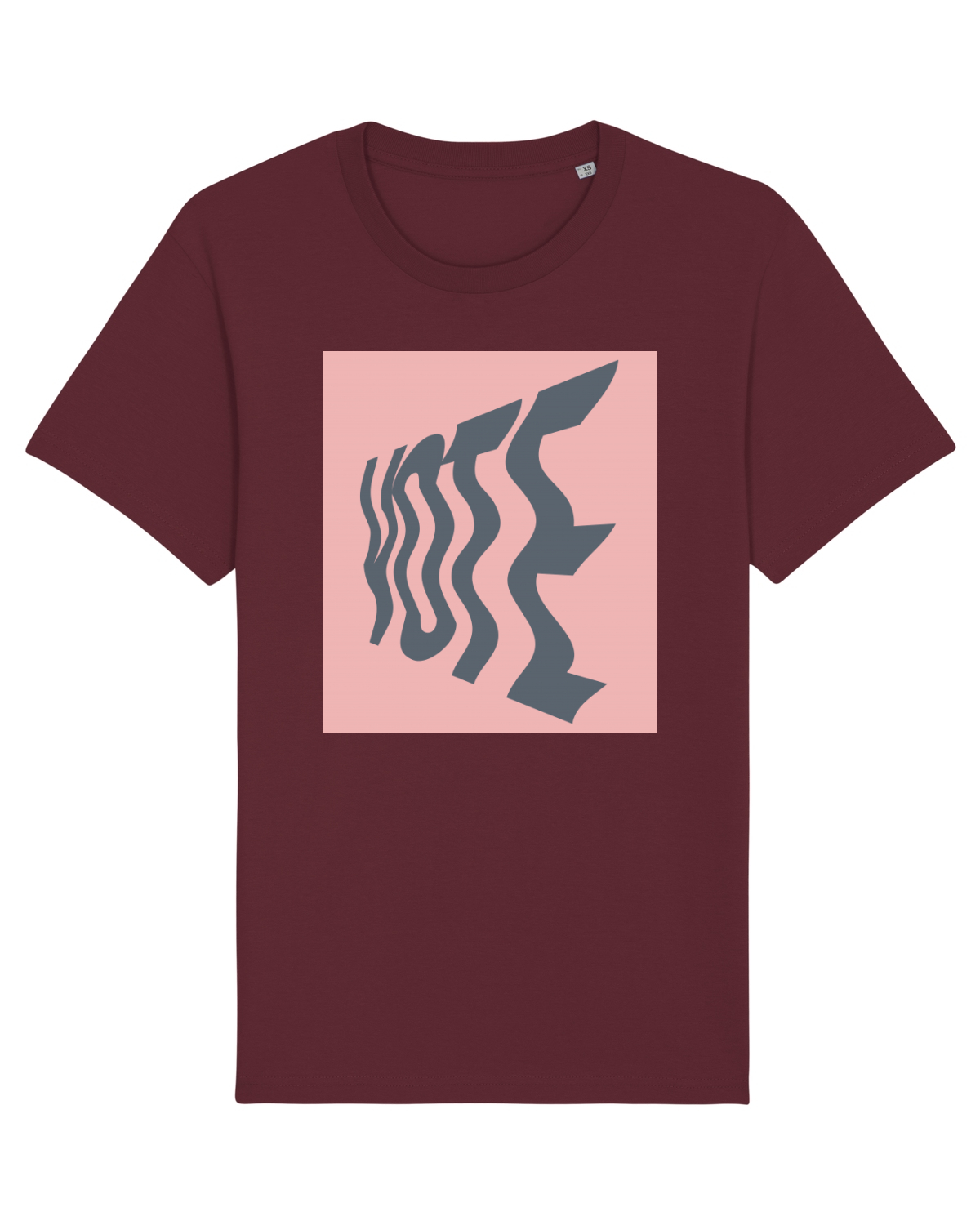 Tricou mânecă scurtă Unisex Rocker Burgundy