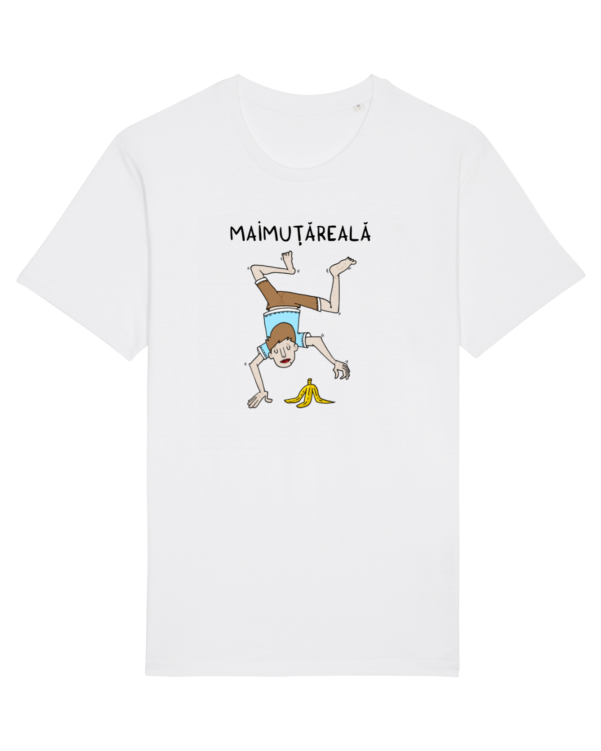 Tricou mânecă scurtă Unisex Rocker White