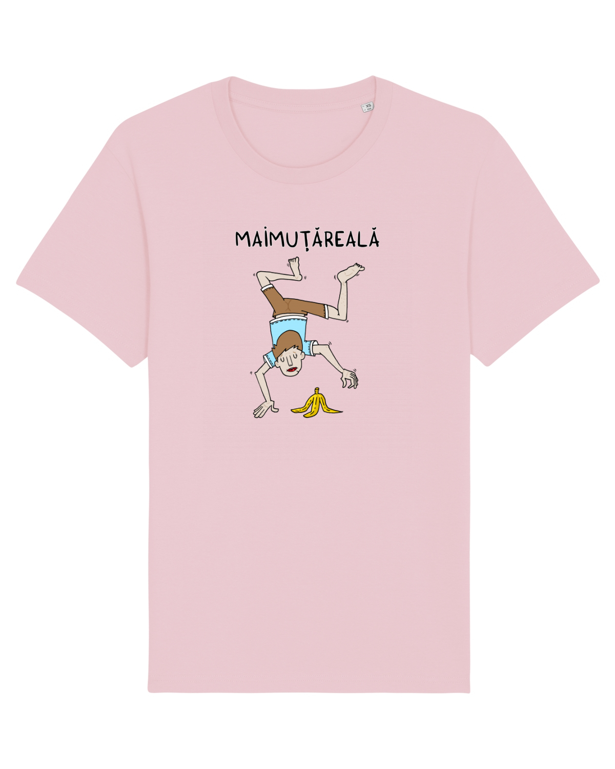 Tricou mânecă scurtă Unisex Rocker Cotton Pink