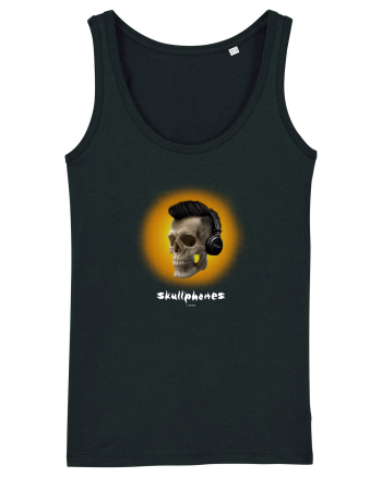 Craniu cu casti - skullphones 07 galben Black