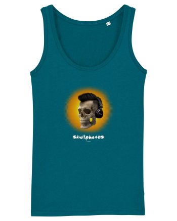 Craniu cu casti - skullphones 07 galben Ocean Depth