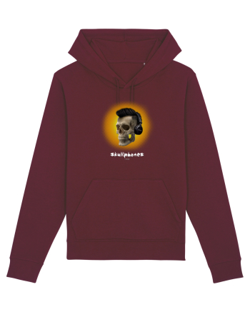 Craniu cu casti - skullphones 07 galben Burgundy