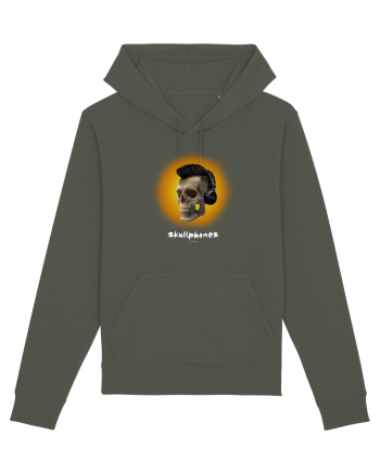 Craniu cu casti - skullphones 07 galben Khaki