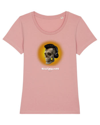 Craniu cu casti - skullphones 07 galben Canyon Pink