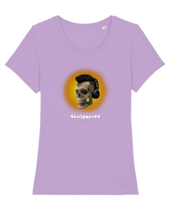 Craniu cu casti - skullphones 07 galben Lavender Dawn