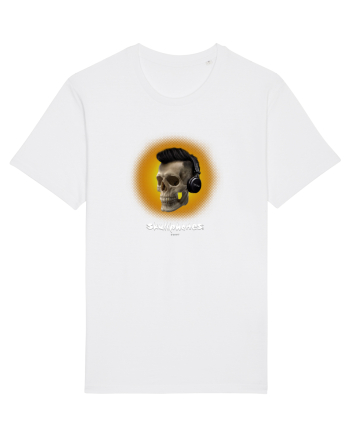 Craniu cu casti - skullphones 07 galben White