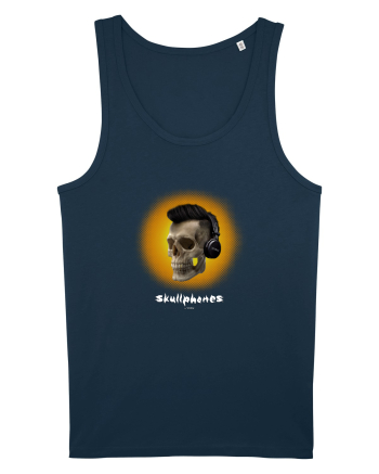 Craniu cu casti - skullphones 07 galben Navy