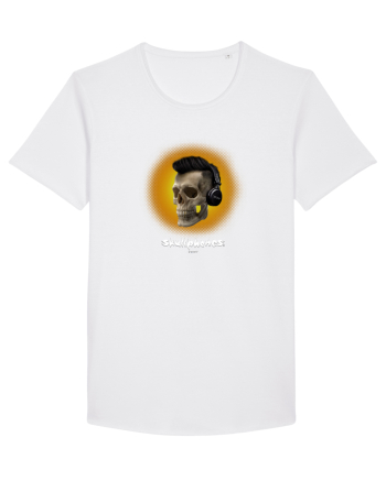 Craniu cu casti - skullphones 07 galben White
