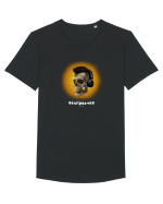 Craniu cu casti - skullphones 07 galben Tricou mânecă scurtă guler larg Bărbat Skater