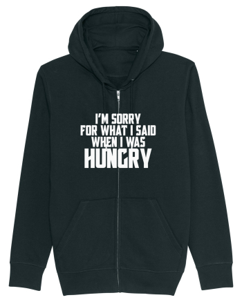 I'M SORRY FOR WHAT I SAID WHEN I WAS HUNGRY Black
