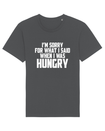 I'M SORRY FOR WHAT I SAID WHEN I WAS HUNGRY Anthracite