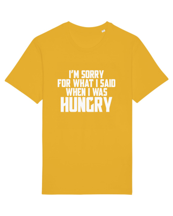 I'M SORRY FOR WHAT I SAID WHEN I WAS HUNGRY Spectra Yellow