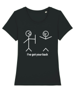 I've Got Your Back Tricou mânecă scurtă guler larg fitted Damă Expresser