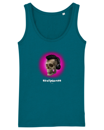 Craniu cu casti - skullphones 07 magenta Ocean Depth
