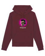 Craniu cu casti - skullphones 07 magenta Hanorac Unisex Drummer