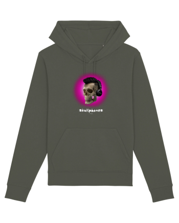 Craniu cu casti - skullphones 07 magenta Khaki