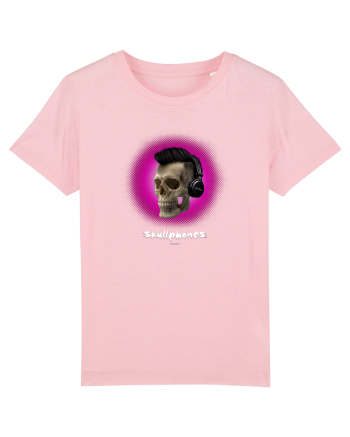 Craniu cu casti - skullphones 07 magenta Cotton Pink