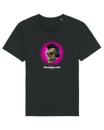 Craniu cu casti - skullphones 07 magenta Tricou mânecă scurtă Unisex Rocker