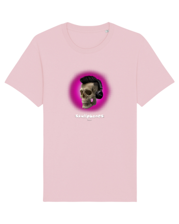 Craniu cu casti - skullphones 07 magenta Cotton Pink