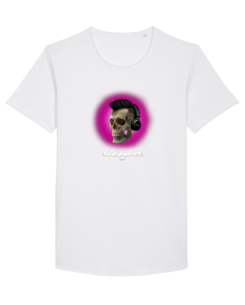 Craniu cu casti - skullphones 07 magenta White