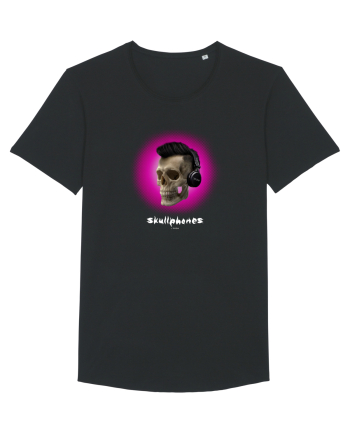 Craniu cu casti - skullphones 07 magenta Black