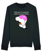 Make Sure It's Connected Before You Start Talking Bluză mânecă lungă Unisex Rise
