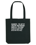 MANNERS:... Sacoșă textilă