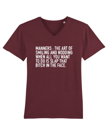 MANNERS:... Burgundy