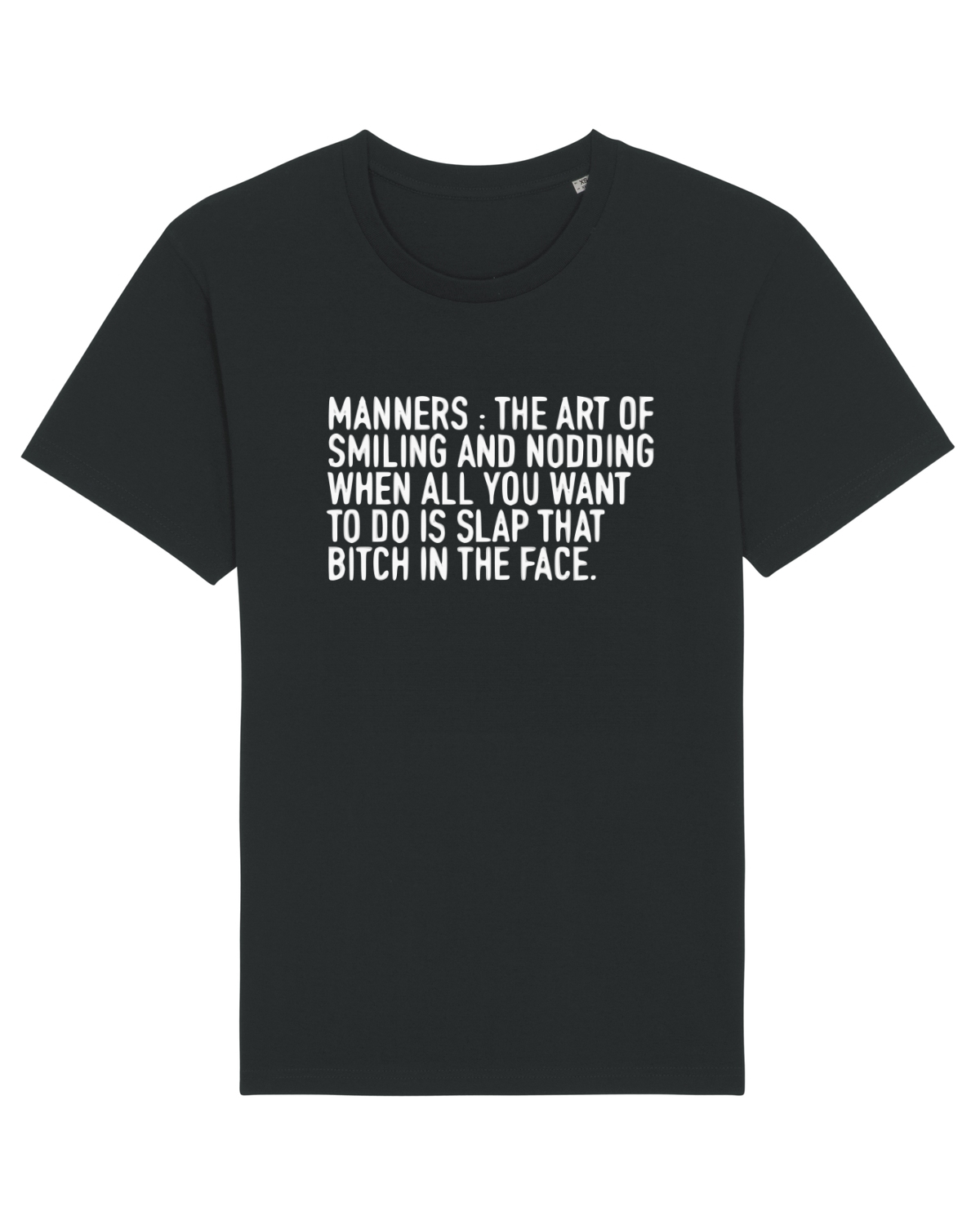 Tricou mânecă scurtă Unisex Rocker Black