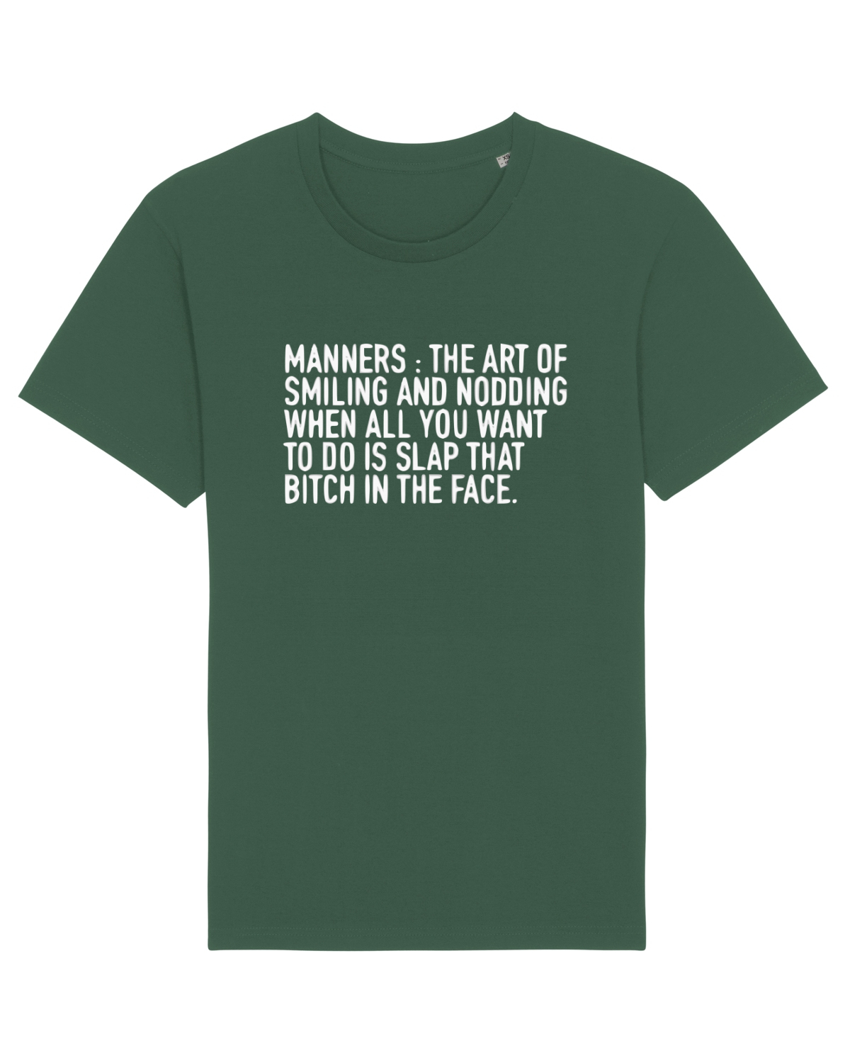 Tricou mânecă scurtă Unisex Rocker Bottle Green