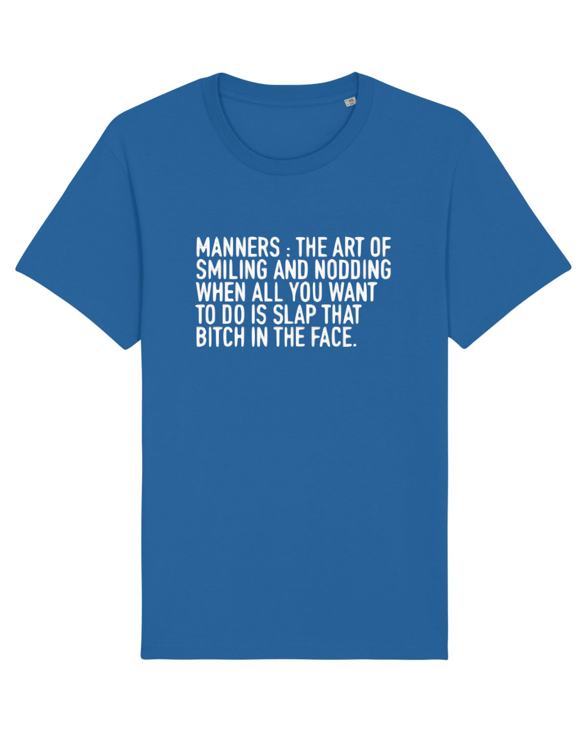 Tricou mânecă scurtă Unisex Rocker Royal Blue
