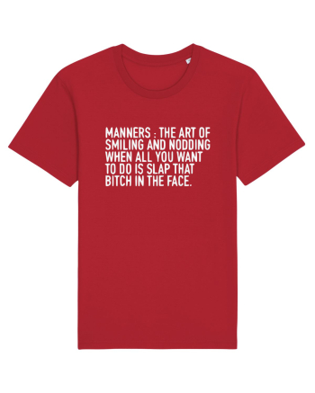 MANNERS:... Red