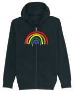 Pride Raibow Hanorac cu fermoar Unisex Connector