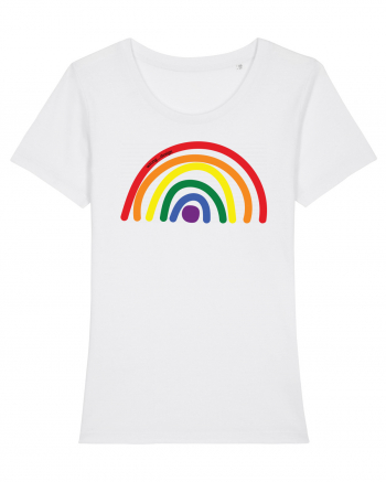 Pride Raibow White