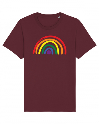 Pride Raibow Burgundy