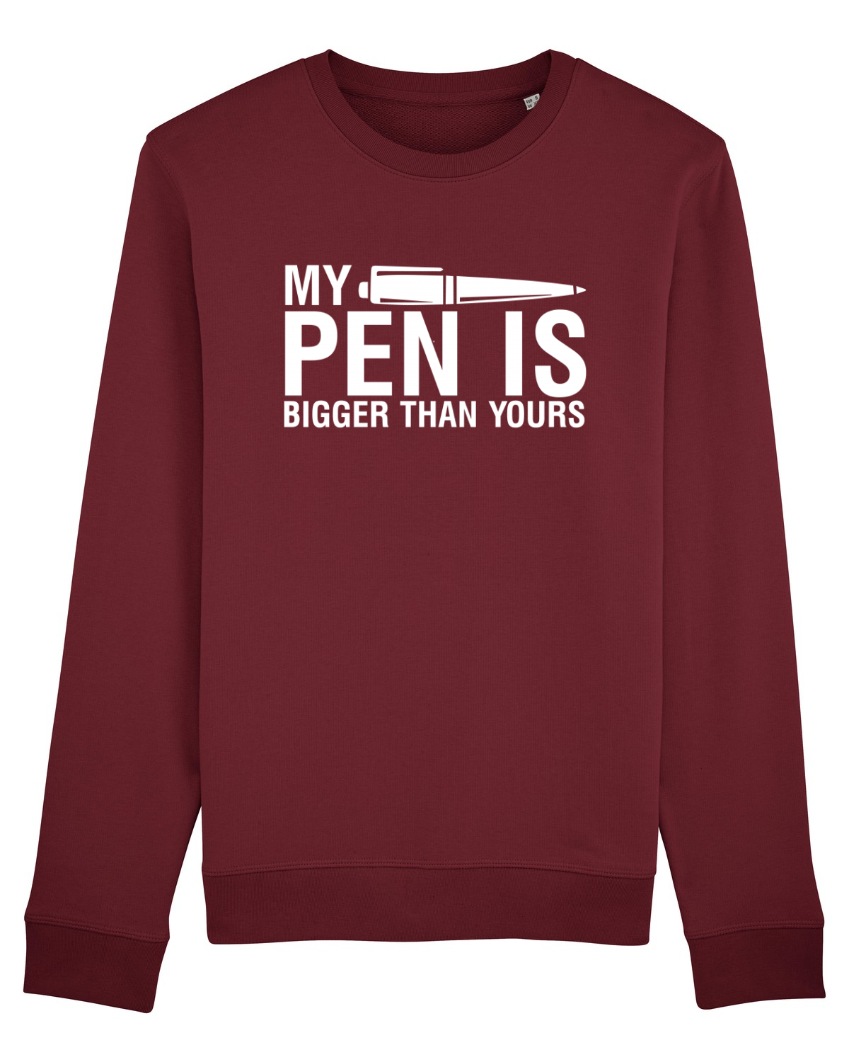 Bluză mânecă lungă Unisex Rise Burgundy