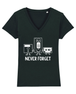 Never Forget Tricou mânecă scurtă guler V Damă Evoker