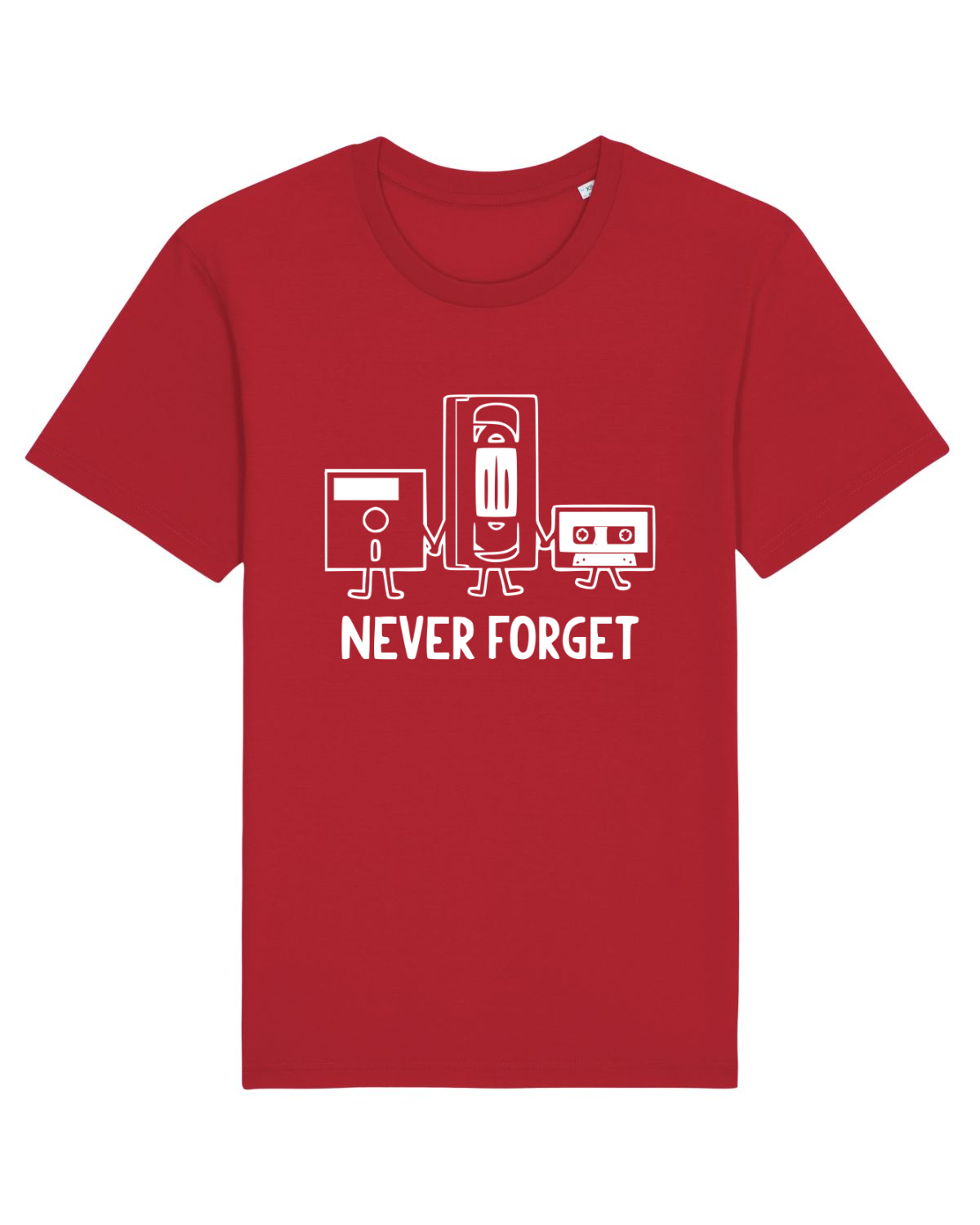 Tricou mânecă scurtă Unisex Rocker Red