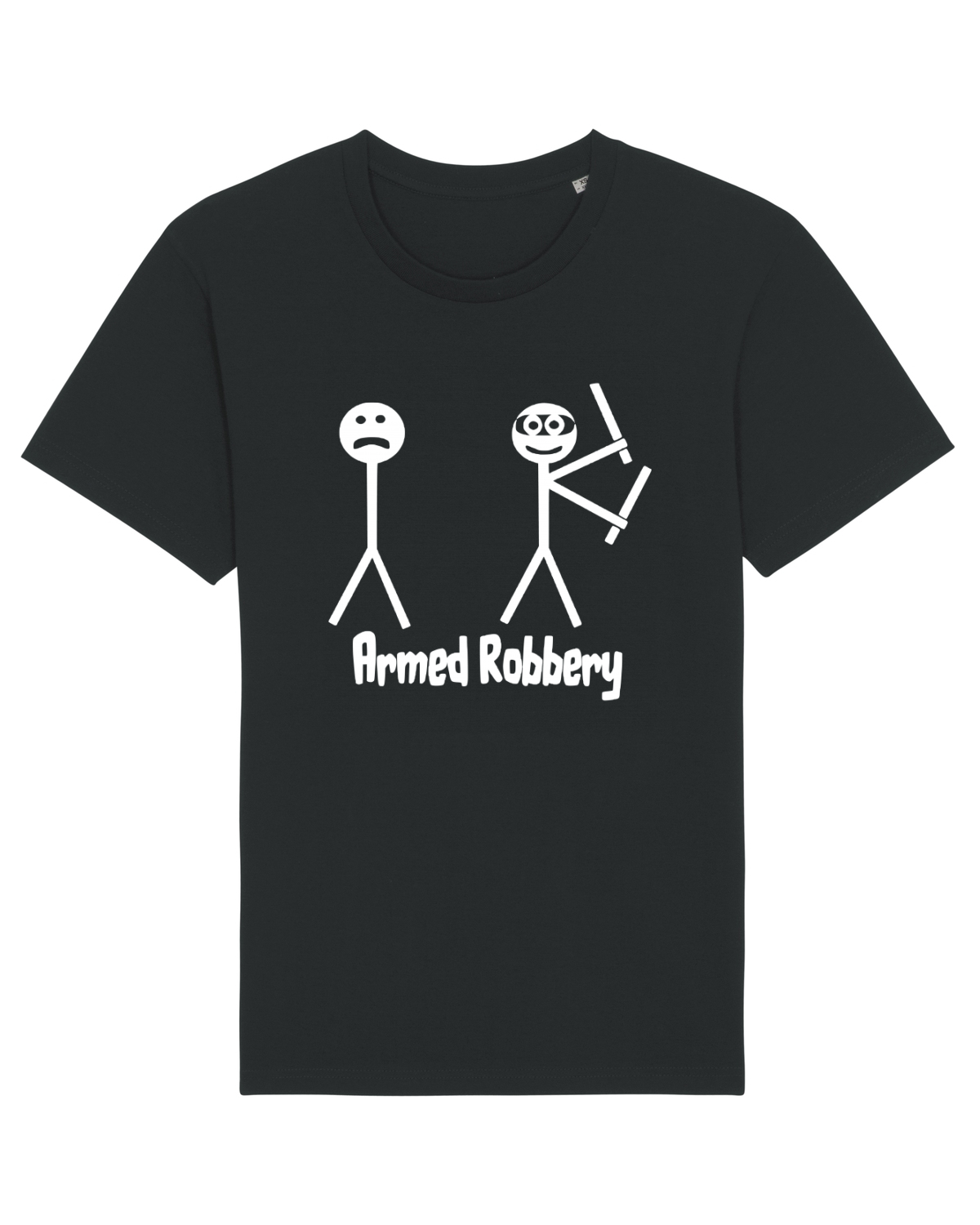 Tricou mânecă scurtă Unisex Rocker Black
