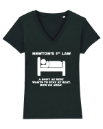Nuton's 1st Law Tricou mânecă scurtă guler V Damă Evoker
