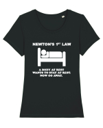 Nuton's 1st Law Tricou mânecă scurtă guler larg fitted Damă Expresser