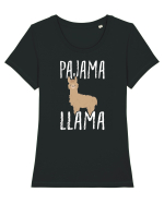 Pajama LLama Tricou mânecă scurtă guler larg fitted Damă Expresser