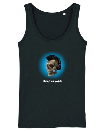 Craniu cu casti - skullphones 07 albastru 1 Black