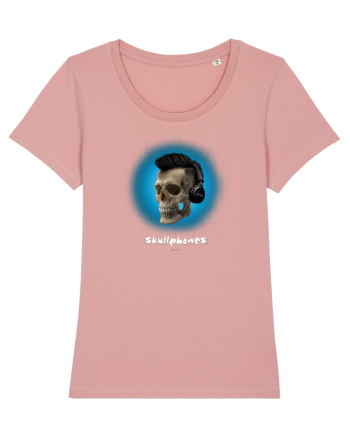 Craniu cu casti - skullphones 07 albastru 1 Canyon Pink