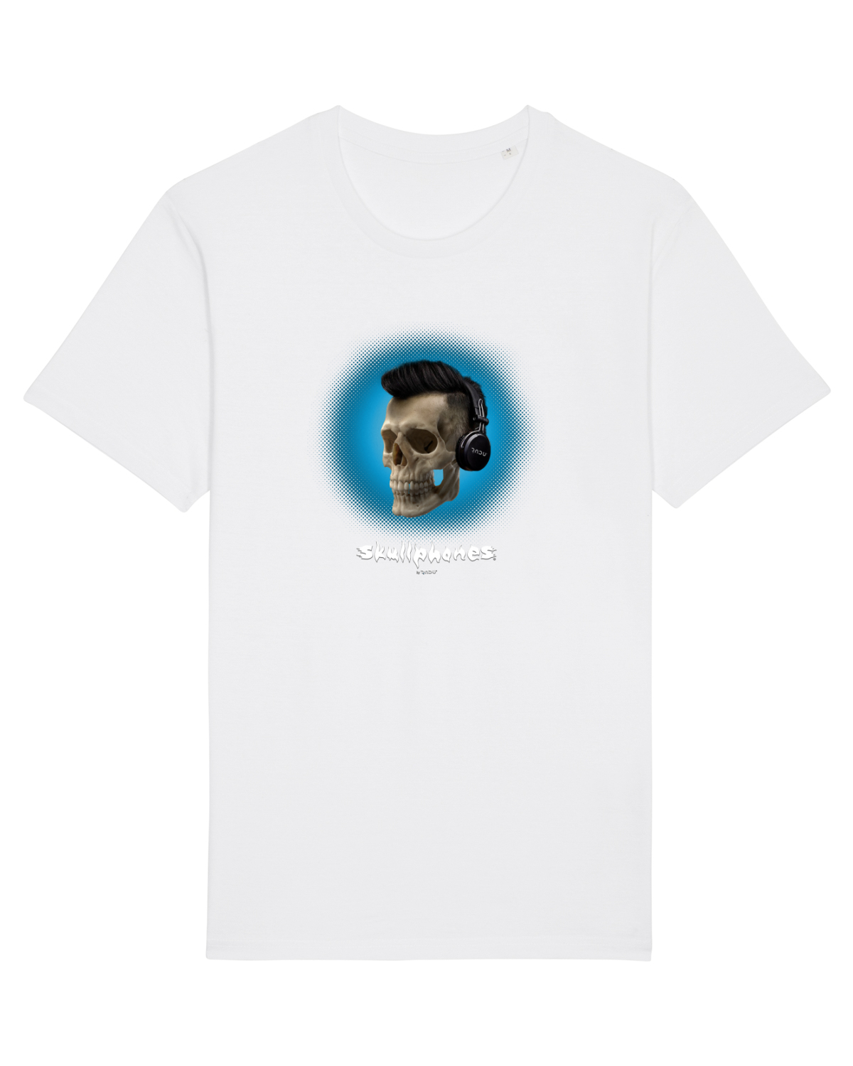 Tricou mânecă scurtă Unisex Rocker White