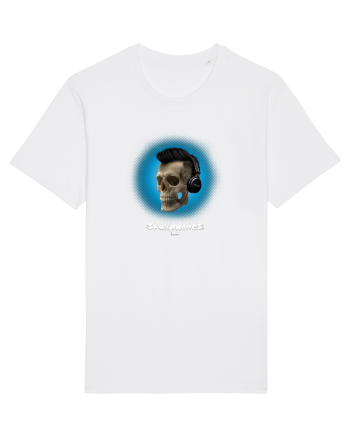 Craniu cu casti - skullphones 07 albastru 1 White
