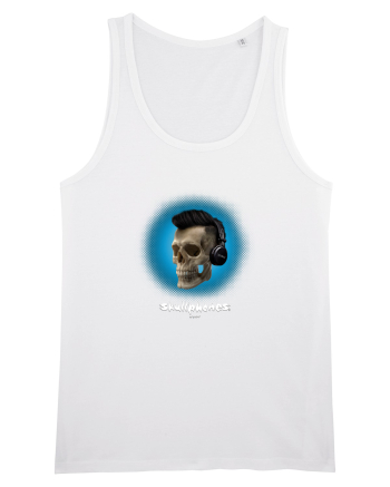 Craniu cu casti - skullphones 07 albastru 1 White