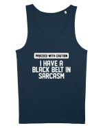 PROCEED WITH CAUTION I HAVE A  BLACK BELT IN SARCASM Maiou Bărbat Runs