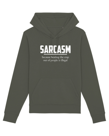 Sarcasm Because Beating the Crap Out of People is Illegal Khaki